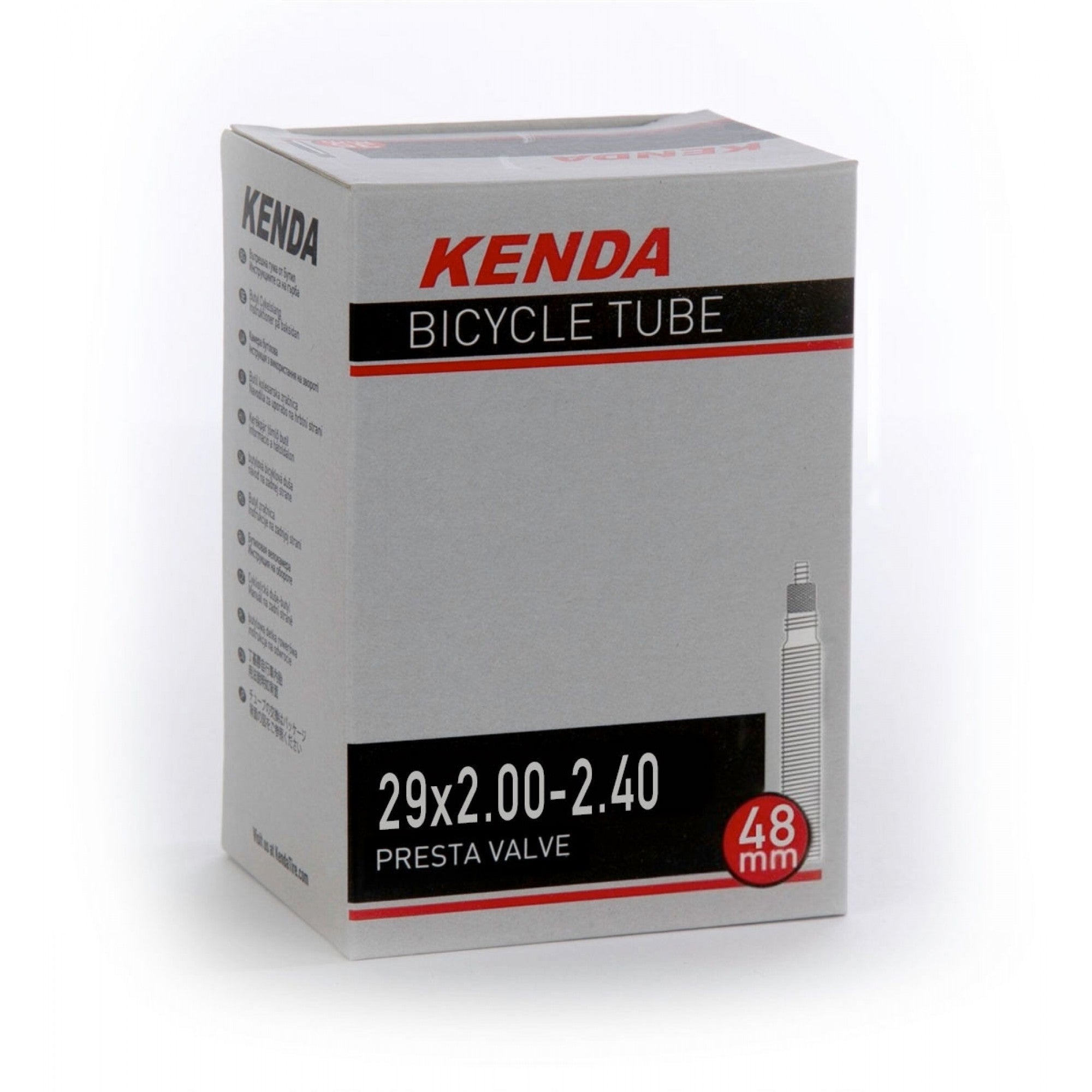 Kenda Tube 29 x 2.0 2.4 PV 48mm Bike Tubes Bicycle Superstore