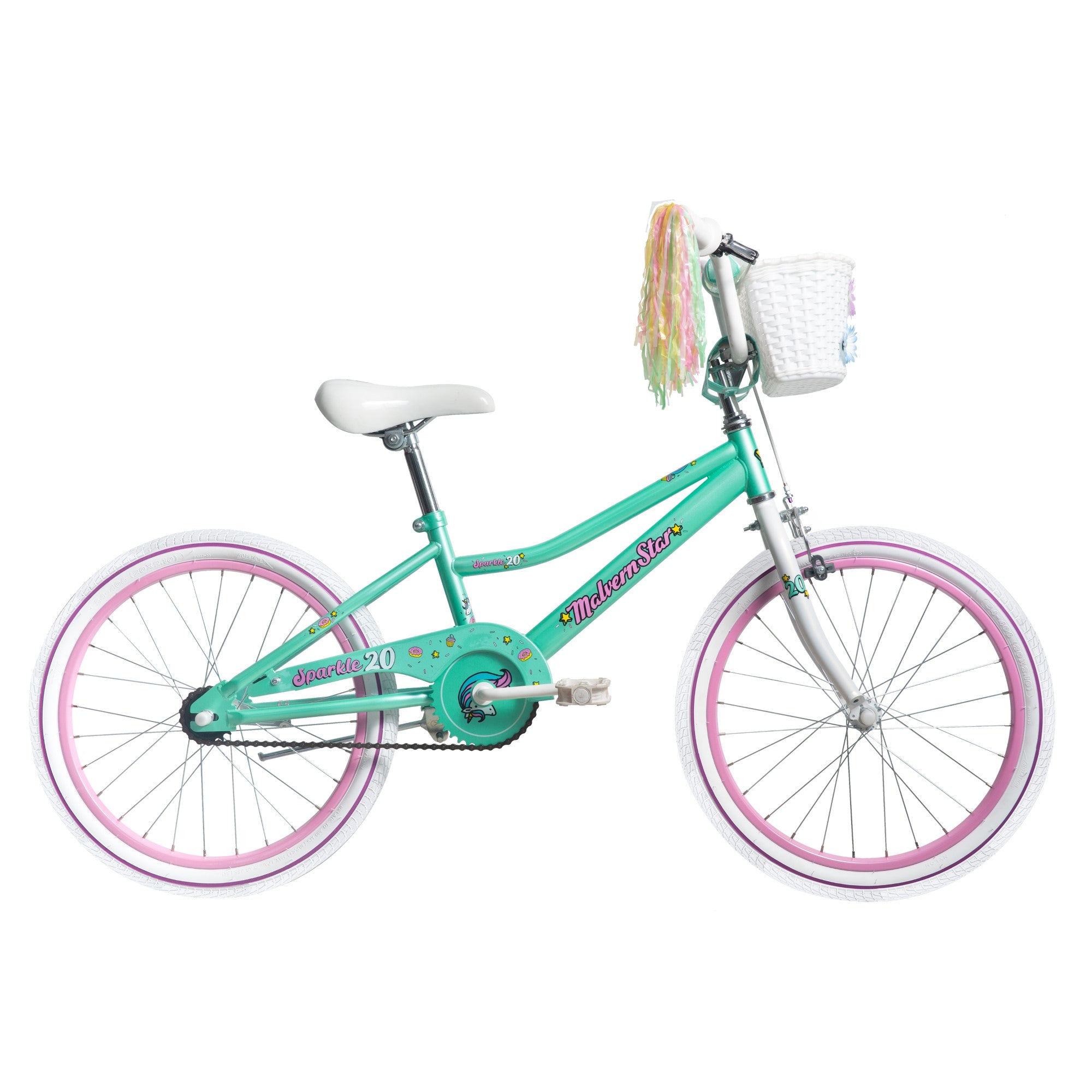 Pink sparkly sales bike