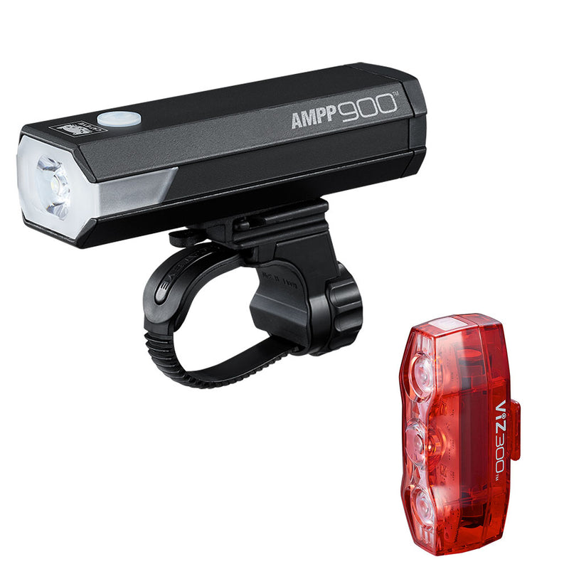 Cateye AMPP 900/ViZ 300 Light Set