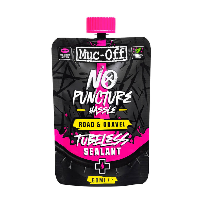 Muc-Off No Puncture Hassle Road & Gravel Tubeless Sealant 80ml