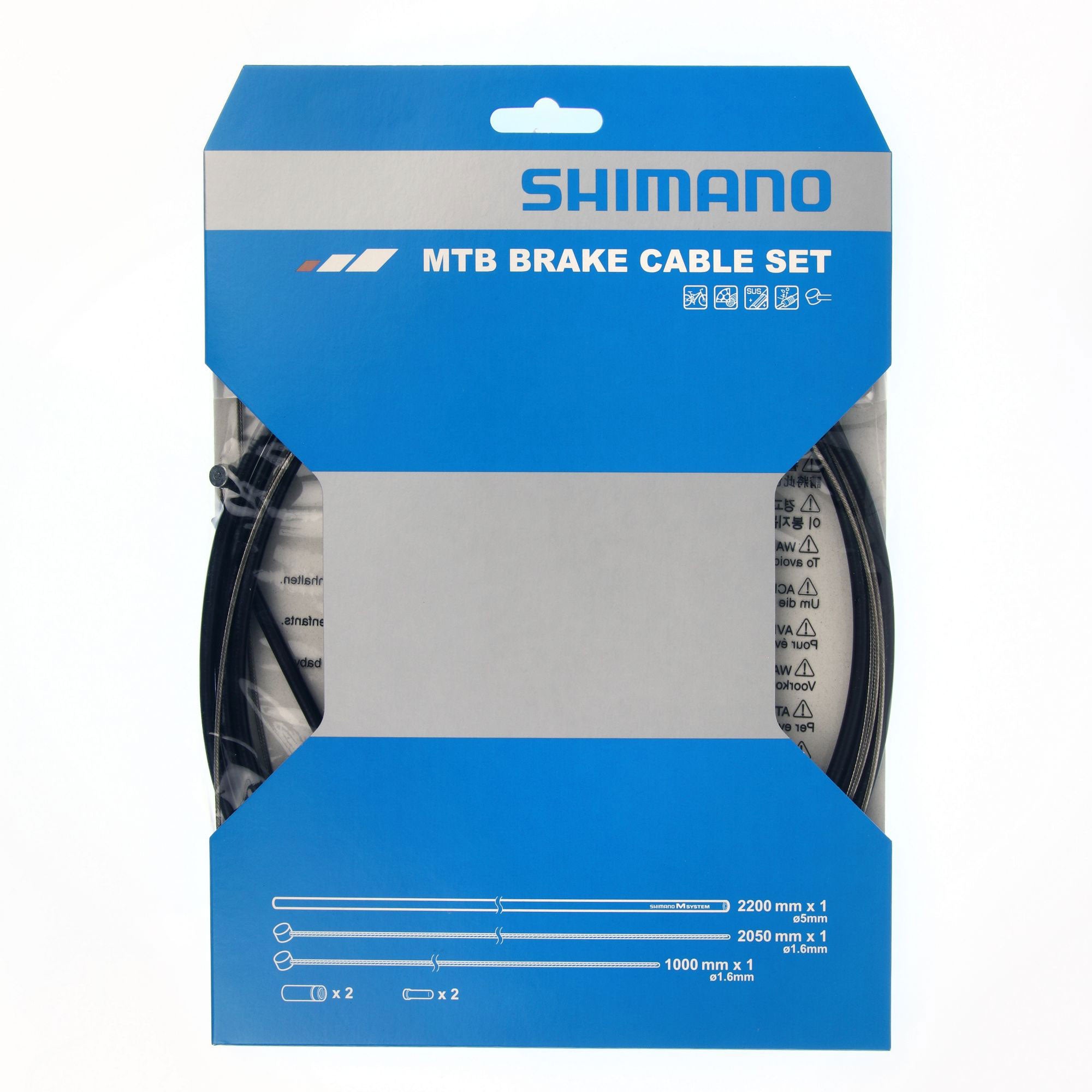 Shimano MTB Brake Cable Set Brake Cable Sets Bicycle Superstore