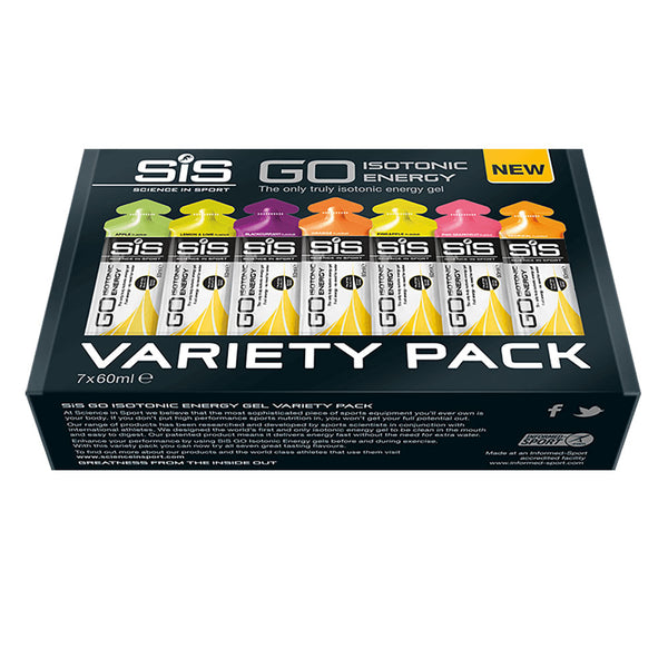 SIS GO Isotonic Energy Gel Variety 7 Pack