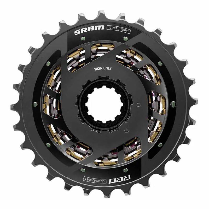 SRAM Red E1 XG-1290 10-28 12 Speed Cassette Rainbow