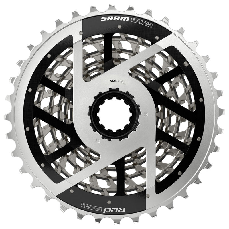 SRAM Red E1 XG-1290 10-36 12 Speed Cassette Silver