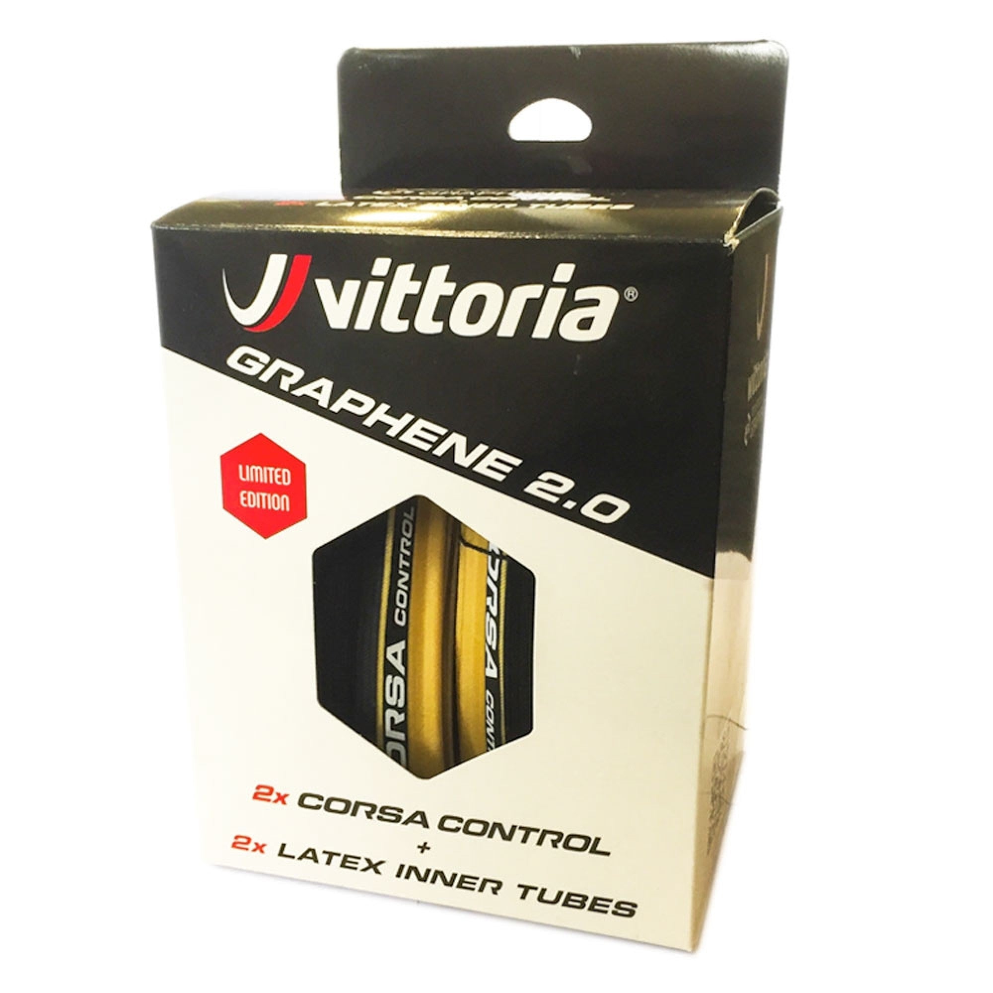 Vittoria Corsa Control Graphene 2.0 Folding Clincher Road Tyre Twin