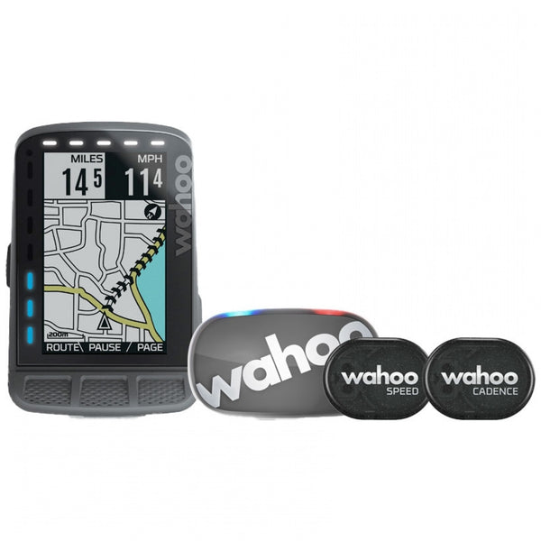 Wahoo elemnt bolt cheap cycling gps computer bundle